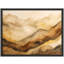 Reproduction d'art encadrée abstraite pour décoration intérieure moderne - 8 po x 10 po-116555670-116555675