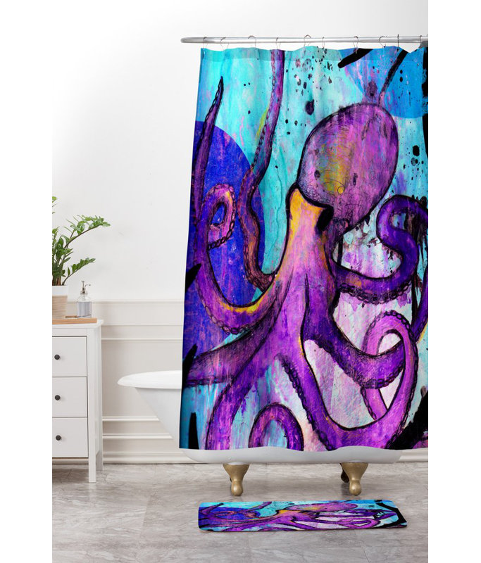 Tapis de bain octopus