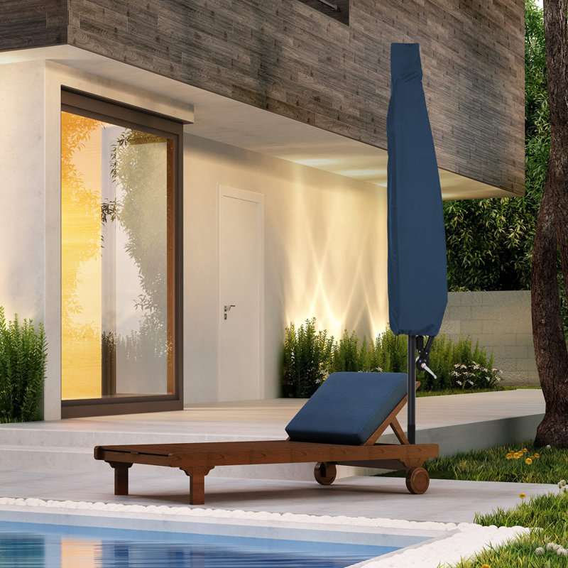 Outdoor Patio Umbrella Cover, 350cm H x 45cm W x 45cm D, Blue