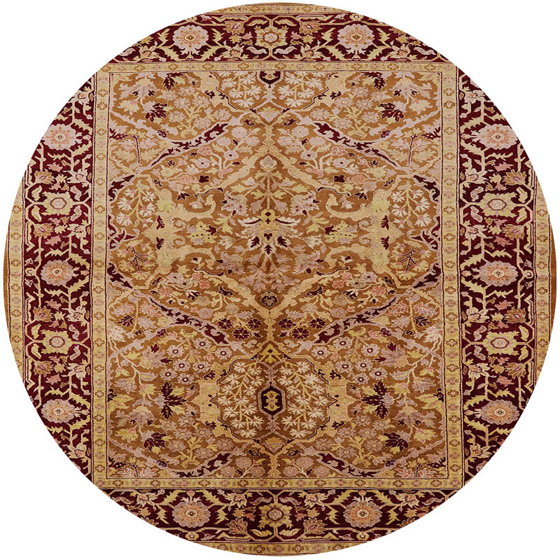 Christyna Oriental Indoor Rug, Round 5'