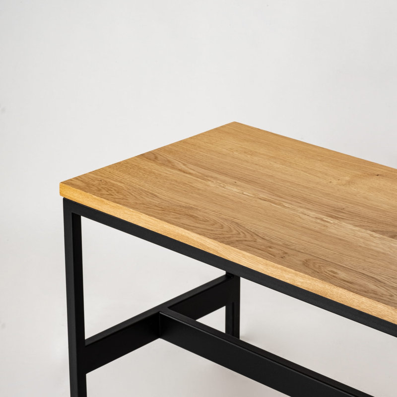 Gerben Wood Bench, H50 x W50 x D40cm