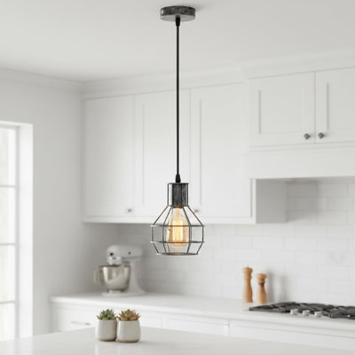 1 - Light Caged Pendant