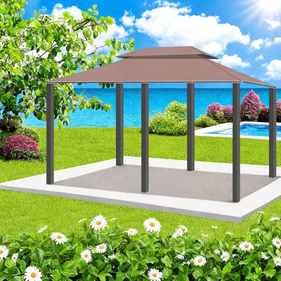 Spacious Canopies & Gazebos(must Include Frame), Steel Modern Patio