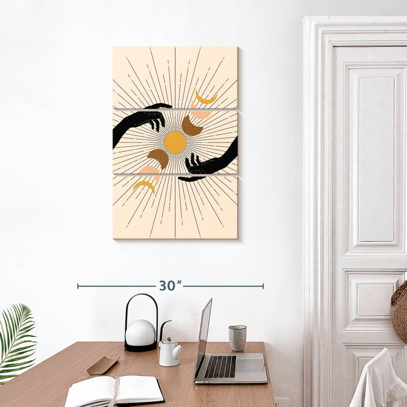 Adella Boho Moon Cycles, 32" H x 20" W