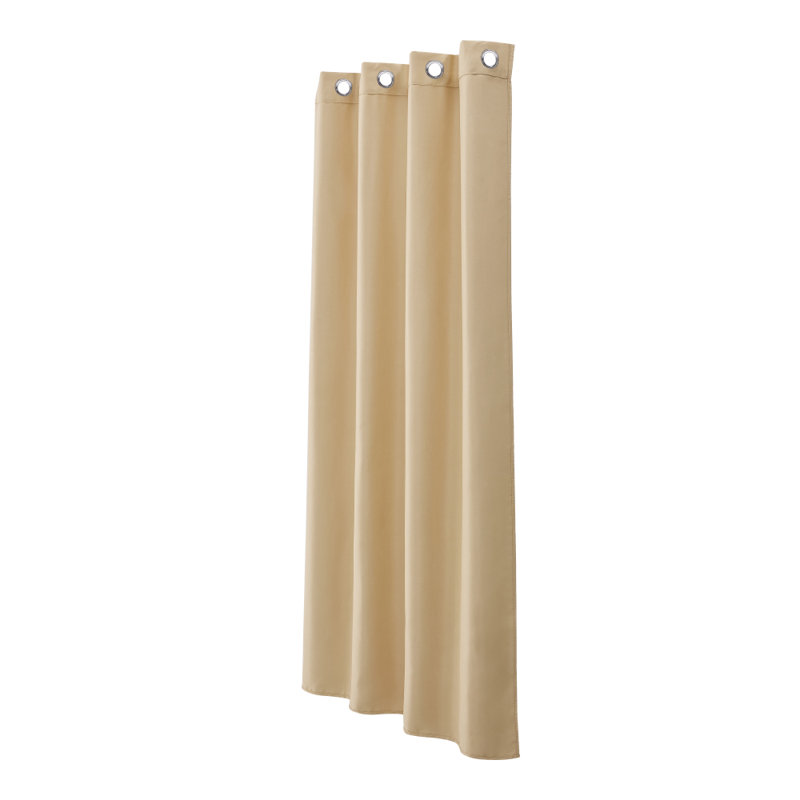 Blackout Curtain Single Panel, Off-White, 132cm Width x 274cm Drop