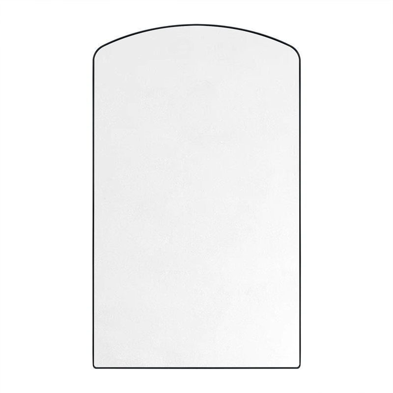 Miroir arqué 40 po H x 24 po Biyron, Noir mat