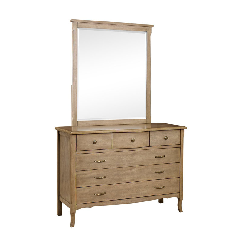 Jago Wood Flat Wall Mirror