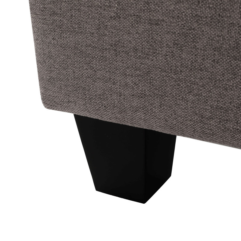 Banc repose-pieds pour chambre à coucher, Gris