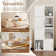 Adavia Single Stackable Bookcase Storage with Sliding Door