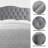 Adjustable Height Headboard with Linen Upholstery and Button Tufting for Bedroom-180468681-180468682