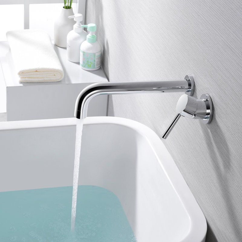 1 Handle Bathroom Bath Faucet, Chrome
