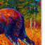 «Moose Encounter» par Kucera, reproduction sur toile tendue-22070524