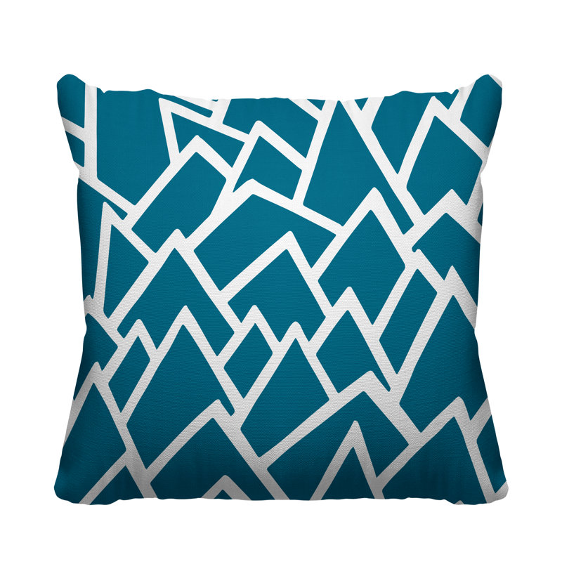 Coussin Speck, L 17 po x H 17 po, Turquoise