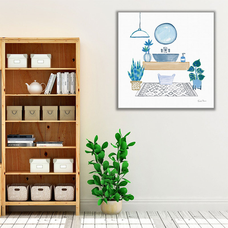 Relax I - reproduction d'art sur toile, H 20 po x l 20 po