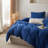 100% Waffle Weave Cotton Duvet Cover Set-135266597-135266592