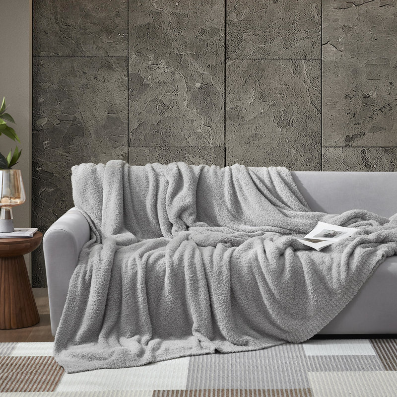Surdimensionné Coma, Gris, L 115 po x L 180 po