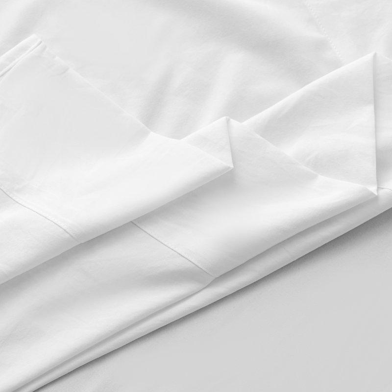 Microfiber Sheet Set, Full/Double with 4 Pillowcases, White