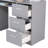 Computer Desk with 3 Drawers, 1 Door and 1 Storage Shelf-763221618