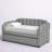 Pont Upholstered Velvet Daybed with Trundle Bed