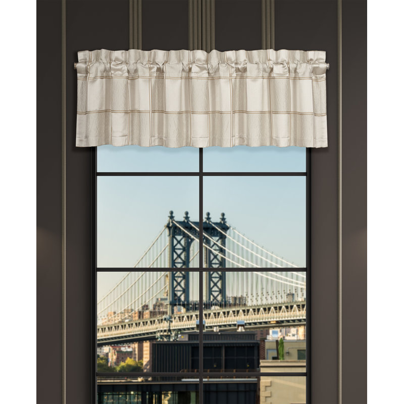 Brando - Ivory Window Straight Valance, Ivory