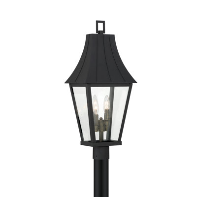 Luminaire sur mât câblé à 1 lumière H 27,5 po Ivyonna