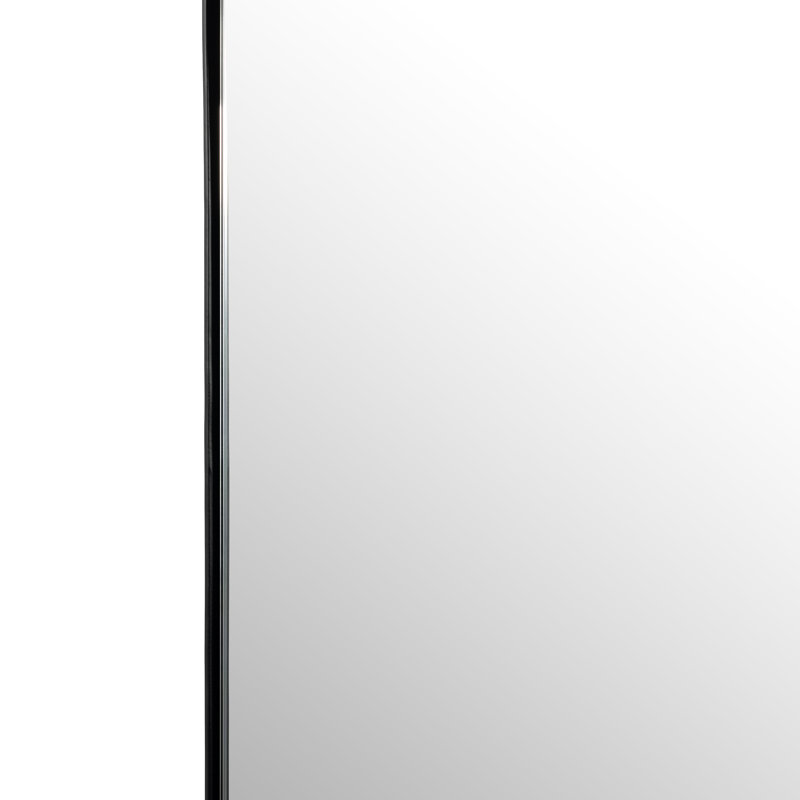 Georgina Arch Metal Mirror, Iron Matte Black