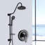 Ensemble de douche complet avec système de douche à effet pluie et portatif de 8 po avec tête moderne-120920737