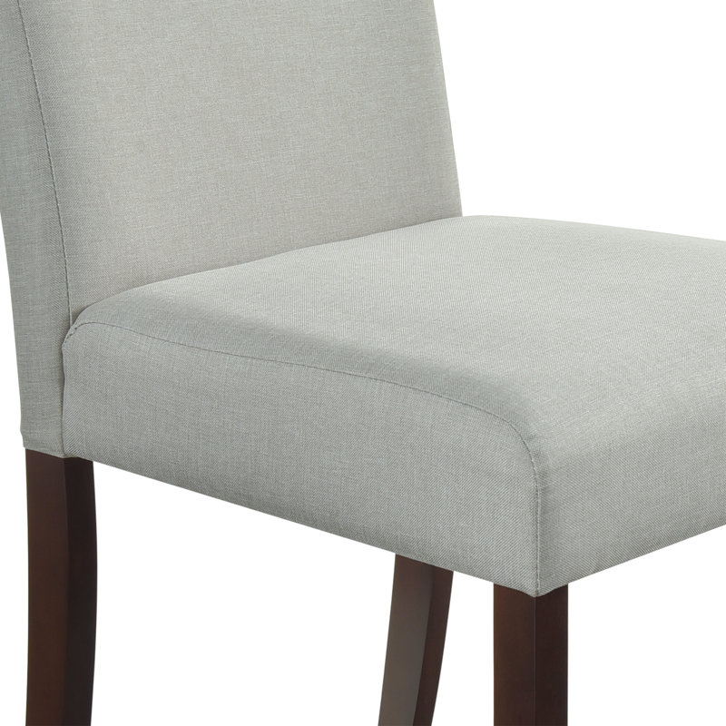 Paulett 19.5'' H Linen Upholstered Parsons Chair, HK-Wenge