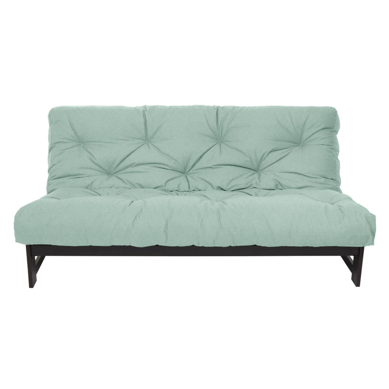 Matelas de futon en coton Otega, 8", Menthe glacée