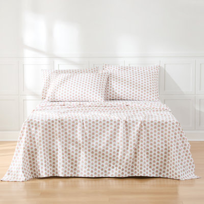 Prisha Floral Peach Sheet Set