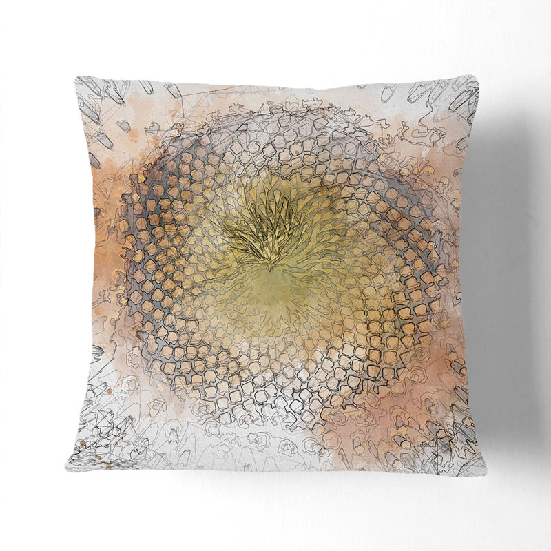 Square Throw Cushion, 40cm H x 40cm W x 15cm D