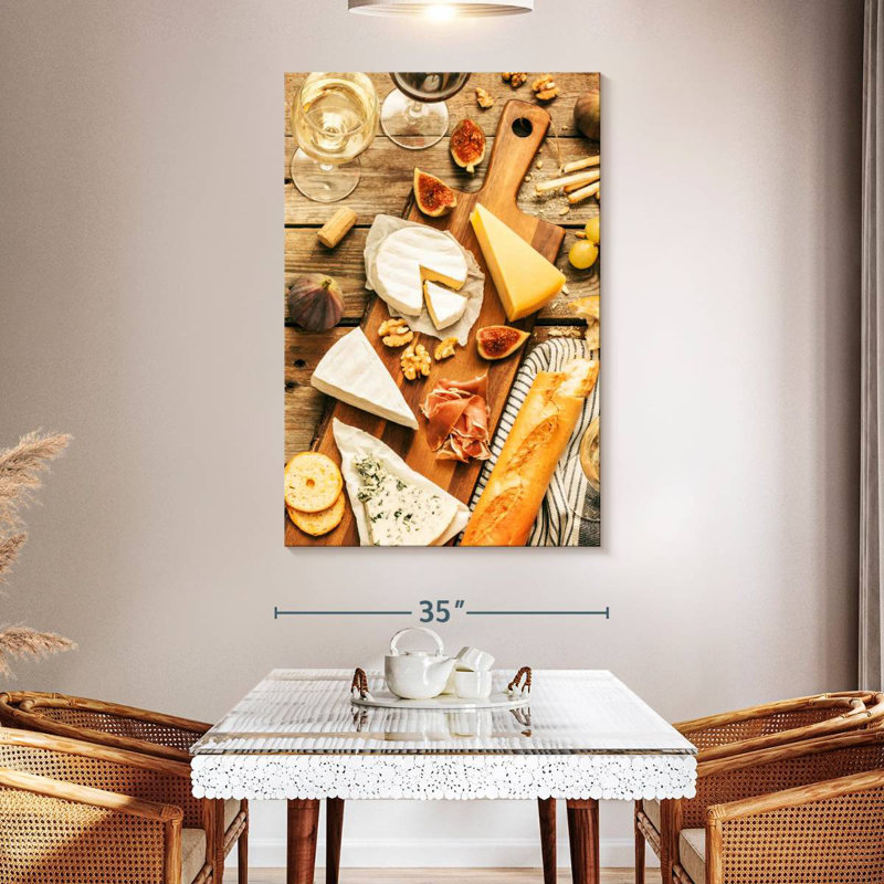 Yarlin Wine And Cheese Snacks, 51" H x 34" W