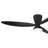 Hourglass 58" Led Smart Flush Mount Ceiling Fan-116794791-116794793