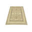 Tapis beige fait à la main 3X5