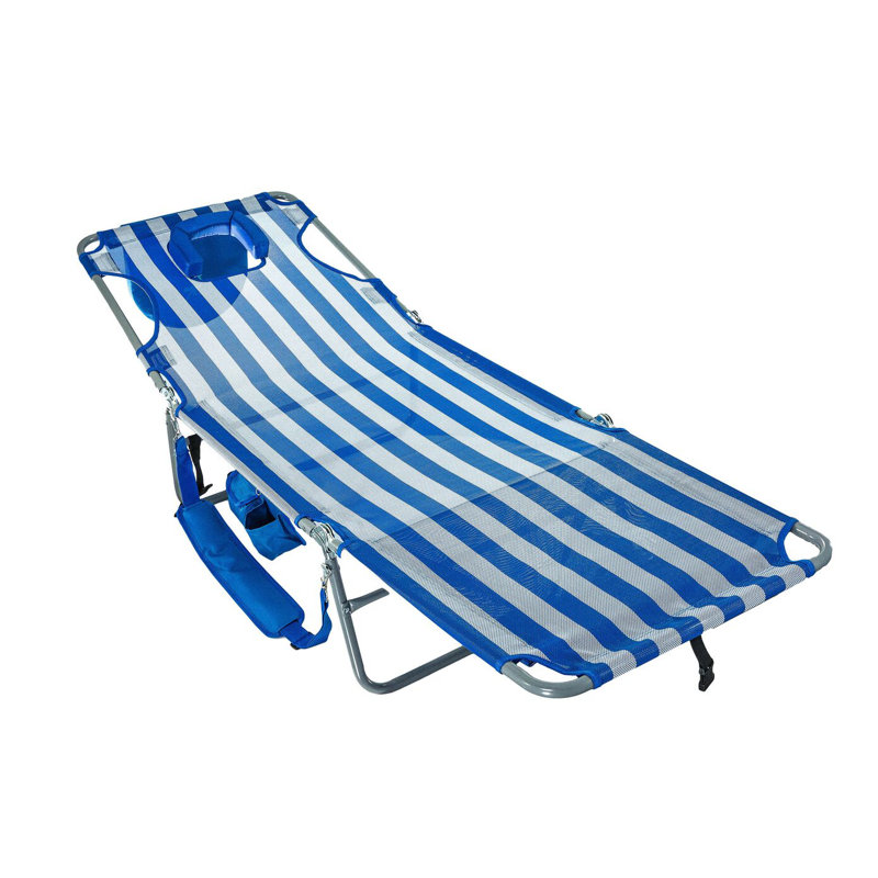Chaise de plage inclinable 