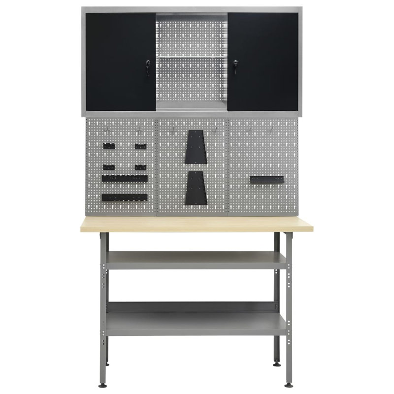 Varley 304.8cm W Metal Shelving Unit