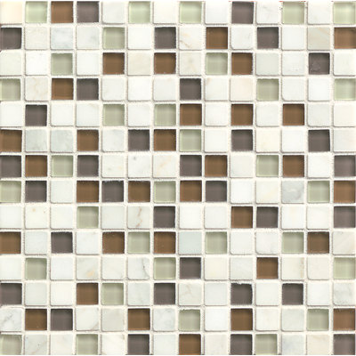 Concord 0.75 in. x 0.75 in. Grid Stone Tile