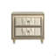 2-Drawer LED Nightstand With Dual USB