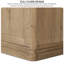 Bibliothèque simple en bois vieilli rétro-110405614