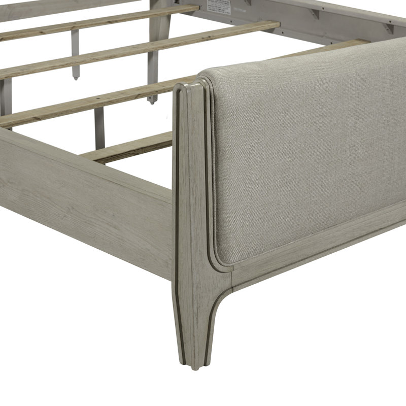 Grand lit, commode et miroir Aathan, Grand lit