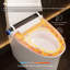 Toilettes Smart Bidet avec chasse d'eau à capteur, buse autonettoyante, eau chaude, siège chauffant, séchoir à air, affichage numérique à DEL, bidet Smart Télécommande sans fil