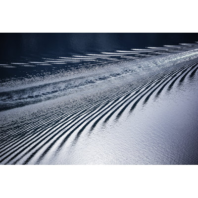 Wake Of The Ferry by Adam Smigielski - Wrapped Canvas Print
