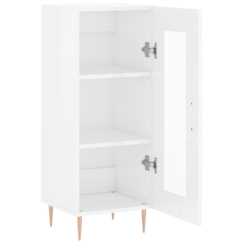 Minonk Display Cabinet, High Gloss White