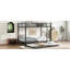 Lit superposé double au-dessus de double avec lit gigogne simple-146891506