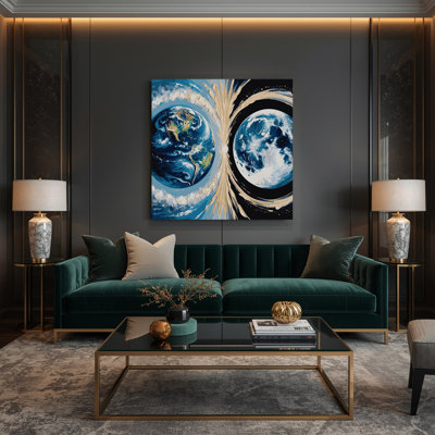 Art sur toile gris