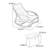 Ergonomic solid wood rocking chair