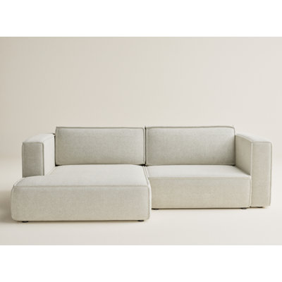 Four-Seater Corner Sofa With Bed Function