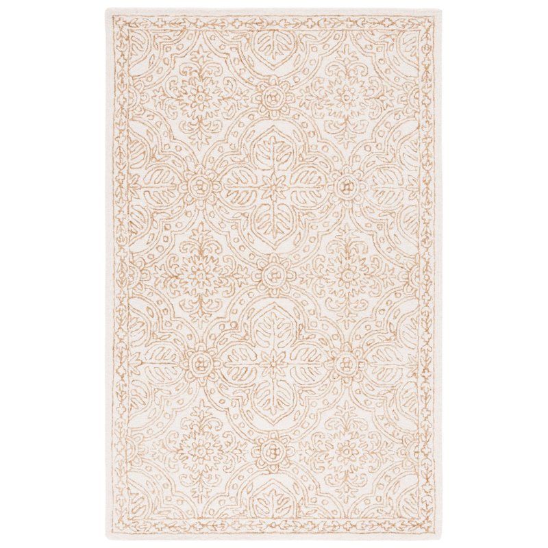 Tapis ivoire / doré Lauren Ralph Lauren Étienne, Tapis de couloir 2 pi 3 po x 8 pi