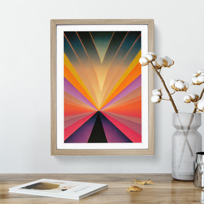 Wild Abstract Sunset - Wall Art