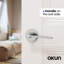 Poignée de porte Muse Design moderne dissimulé pour (Hall et garde-robe) - Style minimaliste élégant en chrome-114645551